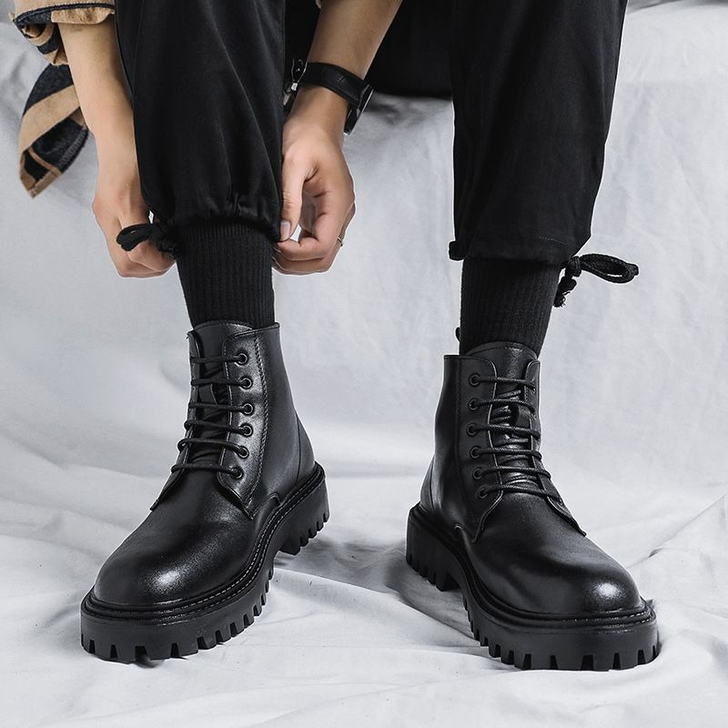أحذية رجالية عالية الرقبة من ا - مراجعة Men'S Shoes Increase Height وسعره