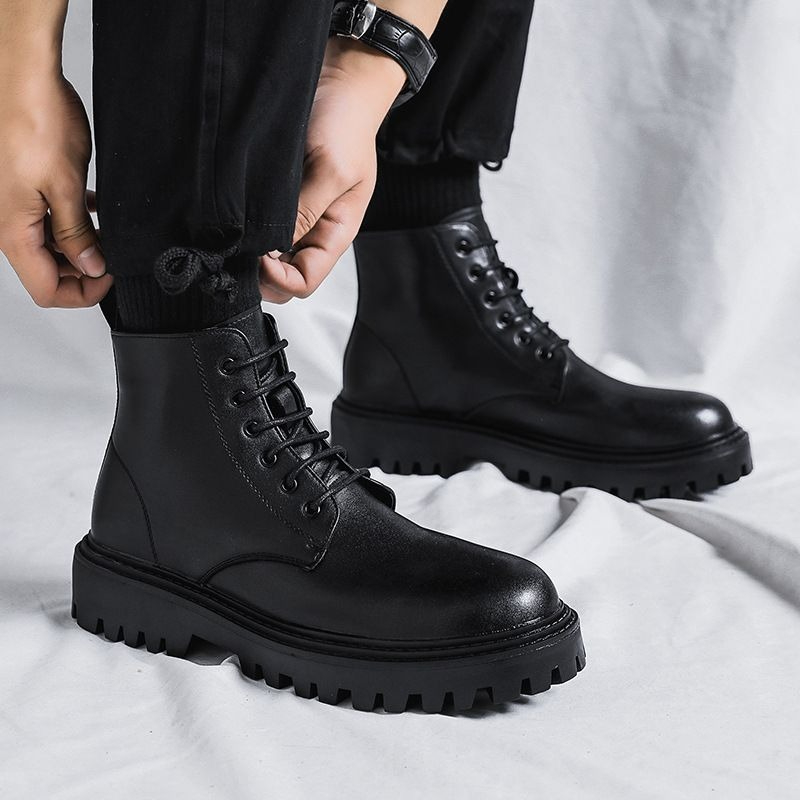 أحذية رجالية عالية الرقبة من ا - مراجعة Men'S Shoes Increase Height وسعره