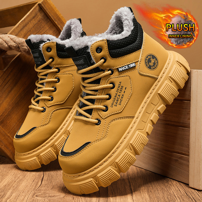 أحذية رجالية شتوية عالية الرقب - مراجعة Men'S Shoes Increase Height وسعره